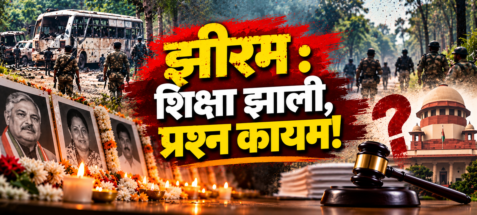 झीरम : शिक्षा झाली, प्रश्न कायम!